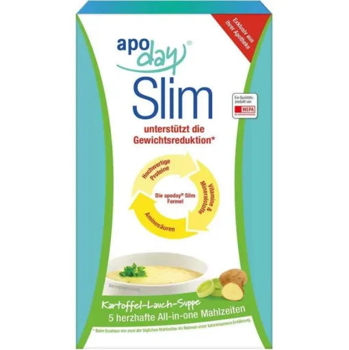 Apoday Kartoffel-Lauch Slim Pulver, 5X60 g- Diätpulver