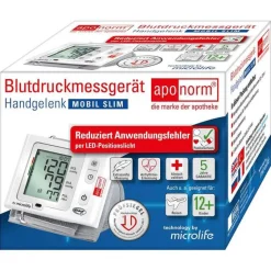 Aponorm Blutdruckmessgeräte-® Mobil Slim Handgelenk-Blutdruckmessgerät, 1 St