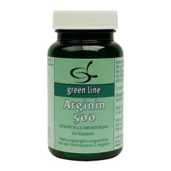 Green line Nutritheke Arginin 500 Kapseln, 60 St- Aminosäuren