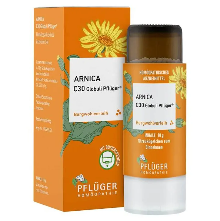 Pflüger A-Arnica C30 Globuli Dosierspender, 10 g
