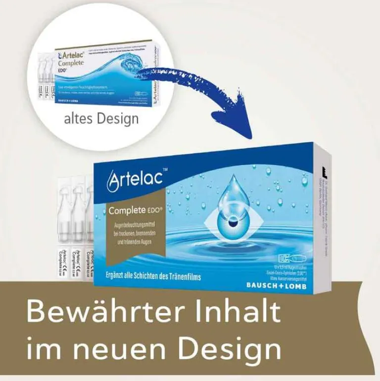 Complete EDO Augentropfen bei trockenen Augen, 10X0.5 ml^Artelac Clearance