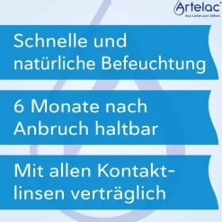 Artelac ® Splash MDO® Augentropfen für trockene brennende Augen, 2X15 ml- Augentropfen Trockene Augen