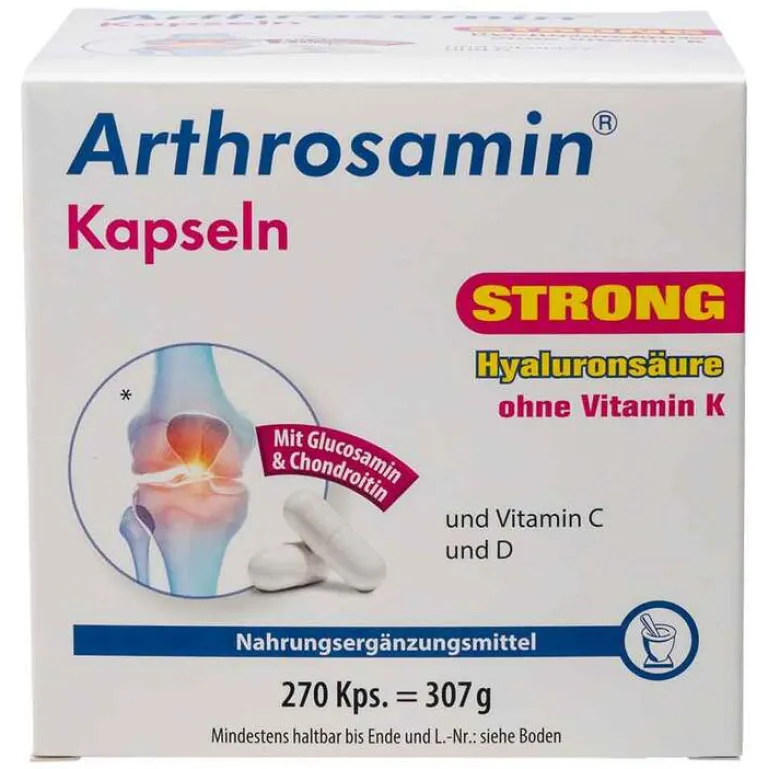 Arthrosamin strong ohne Vitamin K Kapseln, 270 St^Pharma Peter Online