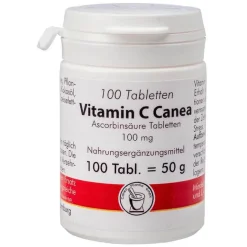 Canea-Pharma Vitamin C (Ascorbinsäure)-Ascorbinsäure 100 mg Canea Tabletten, 100 St