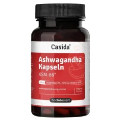 Casida Ashwagandha Kapseln Ksm-66 hochdosiert, 90 St- Ashwagandha