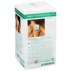 Mullkompressen 7,5x7,5 cm unsteril 8fach, 100 St^Askina Discount