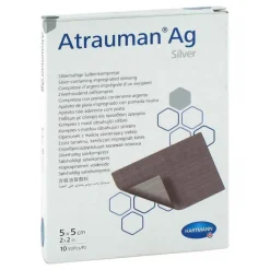 Ag 5x5 cm steril Kompressen, 10 St^Atrauman Hot