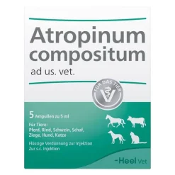 Heel Heel-Atropinum Compositum Ampullen vet. (für Tiere), 5 St