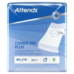 Attends Ein- & Vorlagen-Cover-Dri Plus 80x170 cm Bettschutzeinlage, 30 St