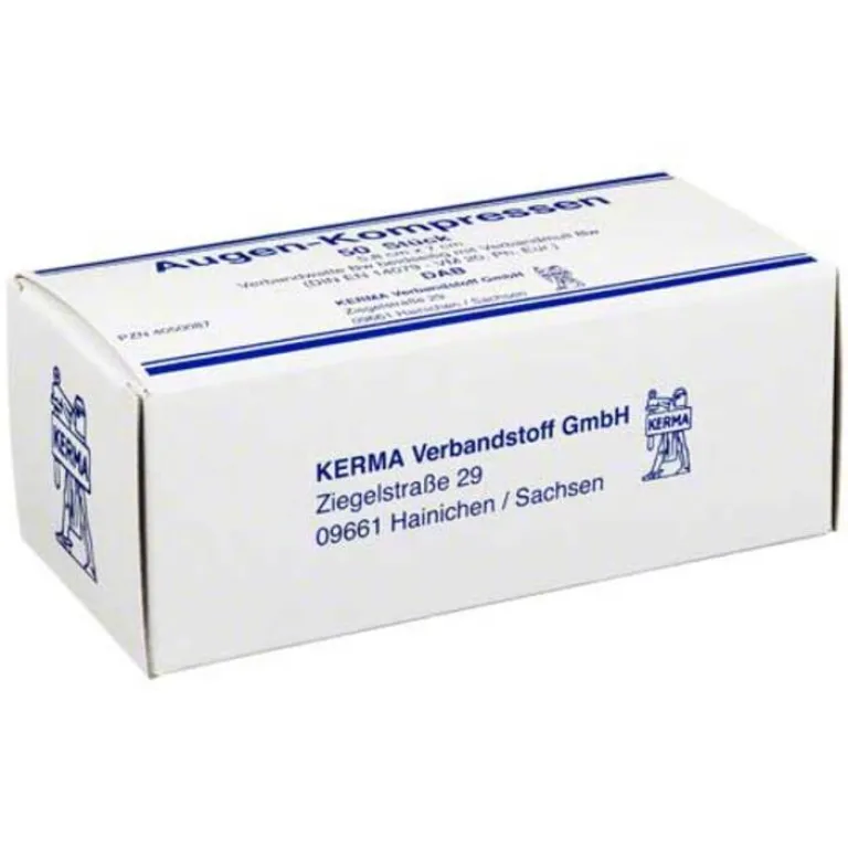 Kerma Augenkompressen unsteril 5,8, 50 St- Augenverbände & -Pflaster