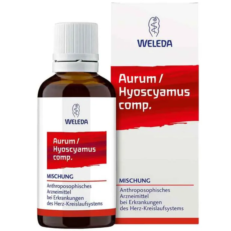 Weleda Aurum / Hyoscyamus comp. Dilution, 50 ml- Herz, Kreislauf & Venen