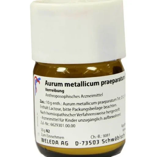 Aurum metallicum Präparat D 12 Trituration, 50 g^Weleda Online