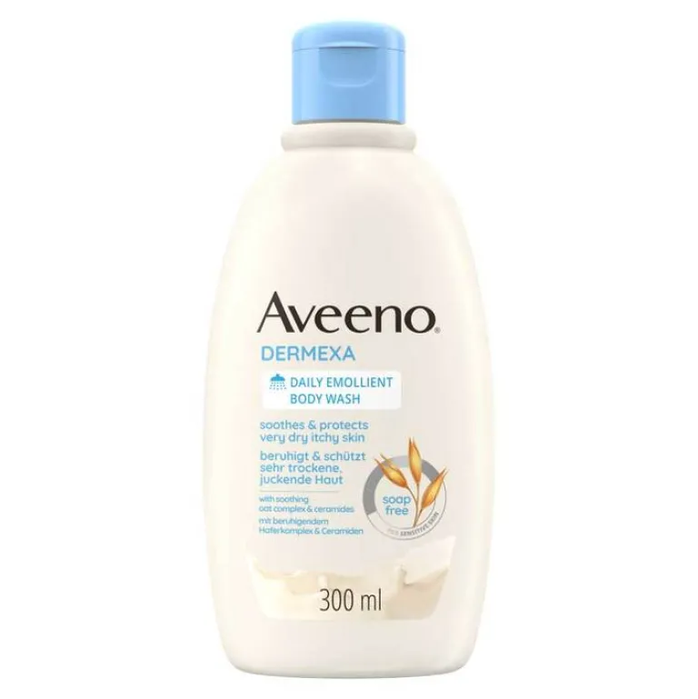 Aveeno Dermexa Emollientien Duschcreme, 300 ml- Duschen & Waschen