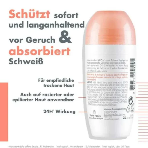 Body Deodorant mit 24h Wirkung, 50 ml^Avene Outlet