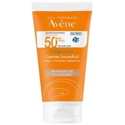 Avene Cleanance Sonnenfluid SPF 50 + getönt, 50 ml- Lsf 50+|Gesicht