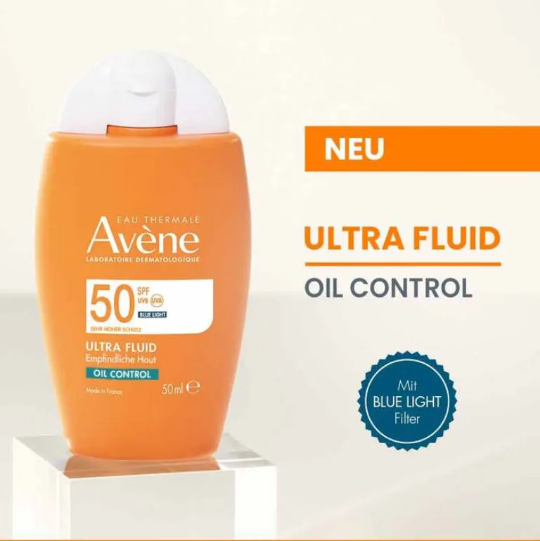 Avene Ultra Fluid Oil Control SPF 50, 50 ml- Lsf 50+|Gesicht
