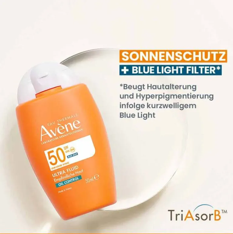 Avene Ultra Fluid Oil Control SPF 50, 50 ml- Lsf 50+|Gesicht