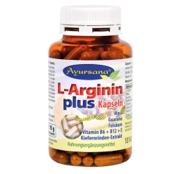 Aminosäuren-Ayursana L-Argininkapseln plus, 120 St