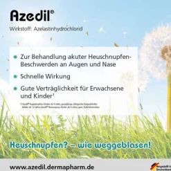 ® mit Azelastin Nasenspray , 10 ml^Azedil Hot