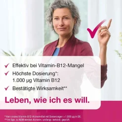 B12 1000 µg Vitamin B12 Tabletten hochdosiert, 100 St^Ankermann Hot