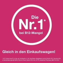 B12 1000 µg Vitamin B12 Tabletten hochdosiert, 100 St^Ankermann Hot
