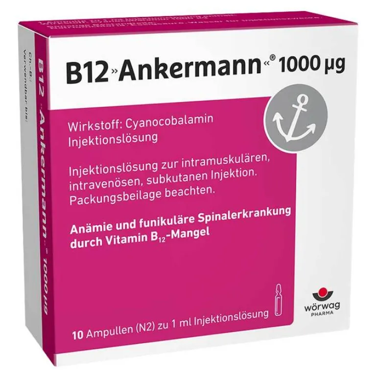 B12 ® 1000 µg Vitamin B12 Injekt, 10X1 ml^Ankermann Outlet