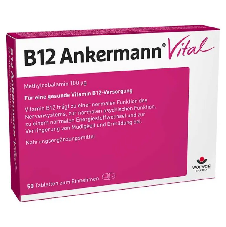 B12 Vital Tabletten, 50 St^Ankermann Online