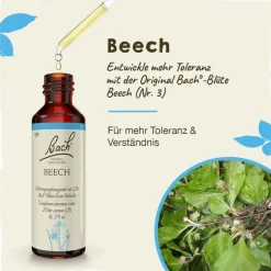 Original Bachblüten Bachblütentropfen-Bachblüten Nr. 3 Beech Tropfen, 20 ml