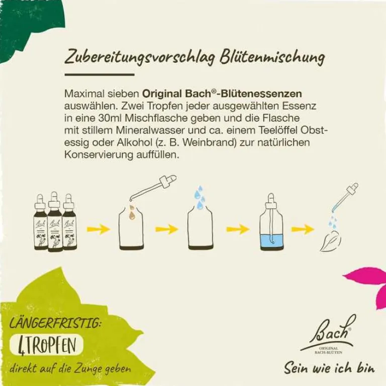 Original Bachblüten Bachblüten Nr. 6 Cherry Plum Tropfen, 20 ml- Bachblütentropfen