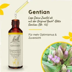 Original Bachblüten Bachblütentropfen-Bachblüten Nr. 12 Gentian Tropfen, 20 ml