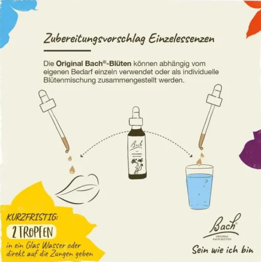 Original Bachblüten Bachblütentropfen-Bachblüten Nr. 12 Gentian Tropfen, 20 ml