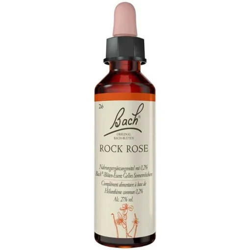 Original Bachblüten Bachblüten Nr. 26 Rock Rose Tropfen, 20 ml- Bachblütentropfen