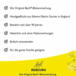 Rescura Bachblüten Original Kids Tropfen alkoholfrei, 10 ml-Kinder Bachblüten Für Kinder