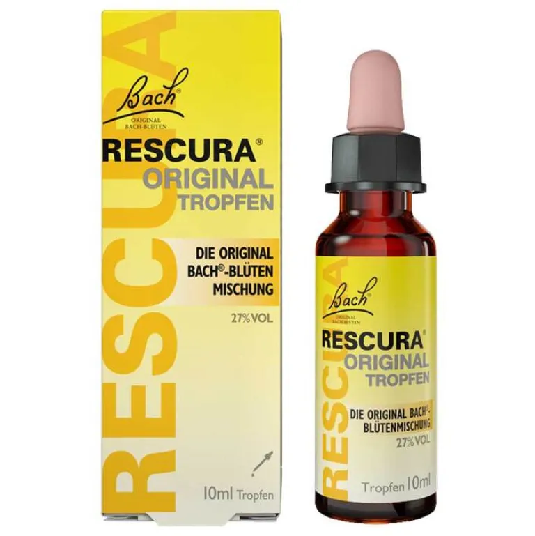 Bachblüten Original Tropfen mit Alkohol, 10 ml^Rescura Discount
