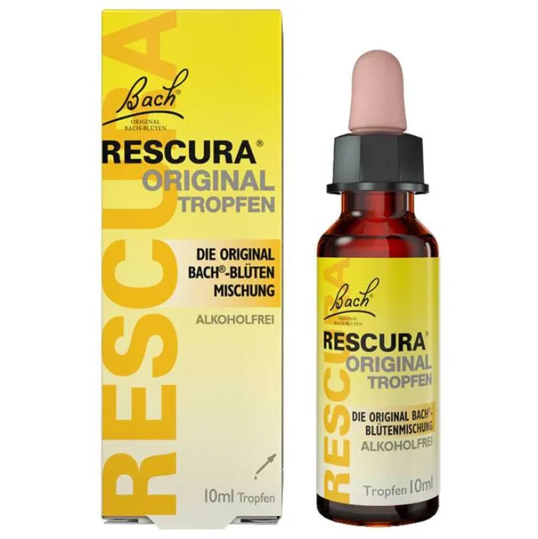 Rescura Bachblütentropfen-Bachblüten Original Tropfen alkoholfrei, 10 ml