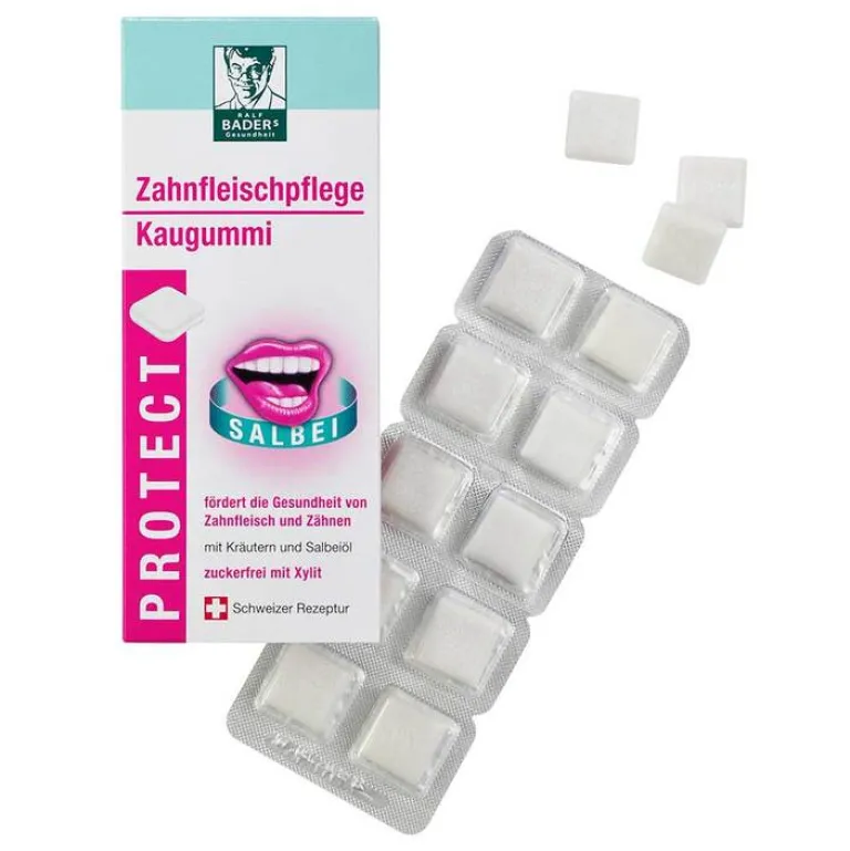 Baders Protect GUM Zahnfleischpflege, 20 St- Zahnpflegekaugummi