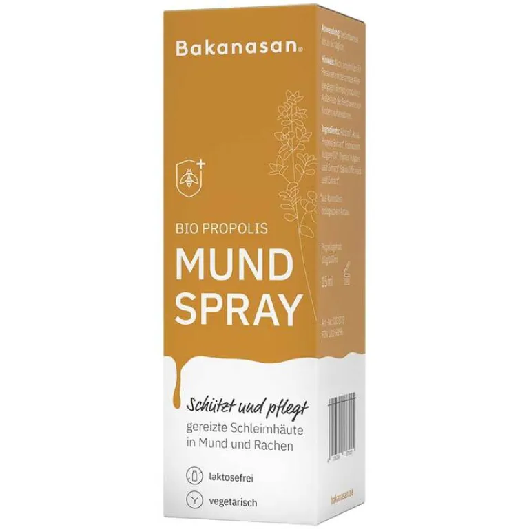 Bakanasan Mundpflege-Bio Propolis Mundspray, 15 ml