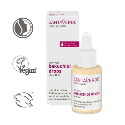 Santaverde Bakuchiol drops serum, 30 ml- Seren Und Fluide