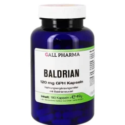 Hecht Pharma Baldrian 120 mg GPH Kapseln, 180 St- Hirnleistung & Nerven