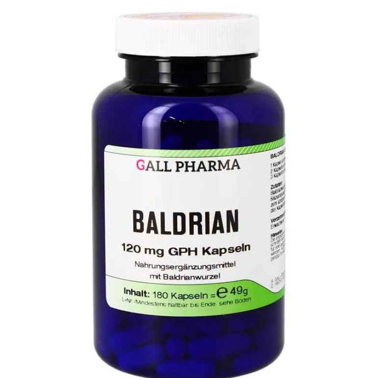 Hecht Pharma Baldrian 120 mg GPH Kapseln, 180 St- Hirnleistung & Nerven