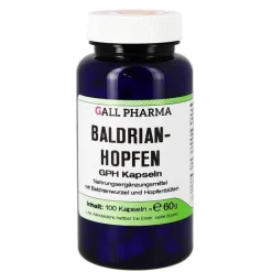 Hecht Pharma Hirnleistung & Nerven-Baldrian Hopfen GPH Kapseln, 100 St
