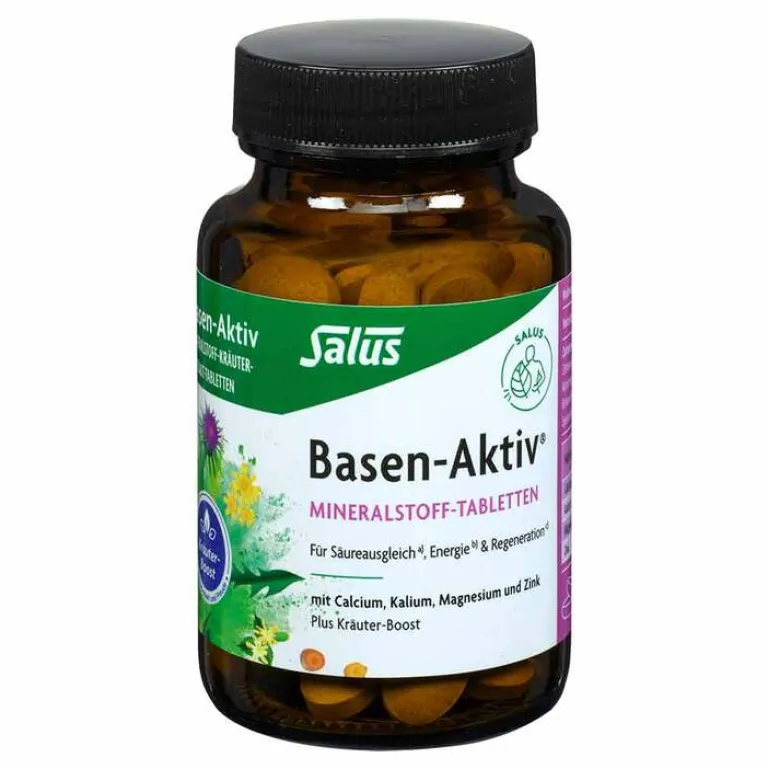 Salus Basen Aktiv Mineralstoff-Kräuter-Extrakt-Tabletten, 100 St- Säure-Basenhaushalt