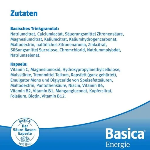 Energie Trinkgranulat + Kapseln, 30 St^Basica Online