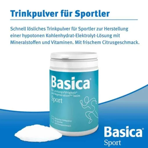 Basica Drinks|Sonstige Aufbaupräparate-Sport Pulver, 660 g