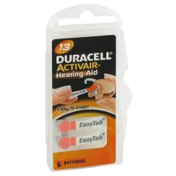 Duracell Batterien-Batterien für Hörgeräte 13, 6 St