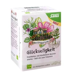 Salus Bio Tee-Bauerngarten-Tee Glückseligkeit Früchtetee , 15 St