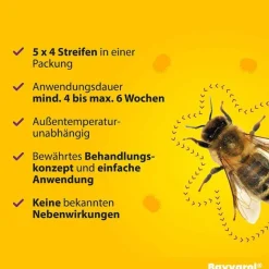 ® Streifen für Honigbienen, 5X4 St^Bayvarol New