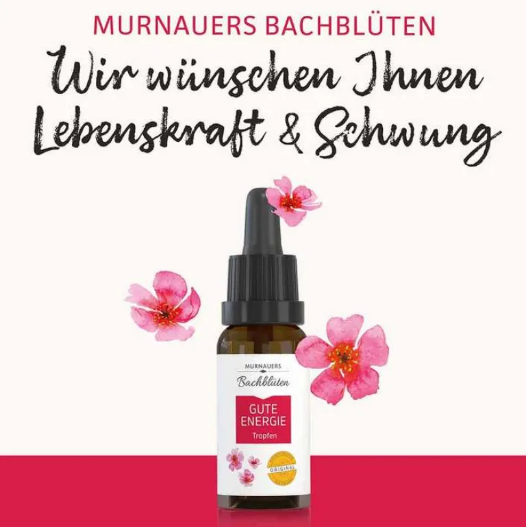 Murnauers BB Gute Energie Tropfen, 20 ml- Bachblütentropfen
