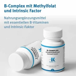 Klean Labs Vitamin B Komplex-B-Complex mit Methylfolat und Intrinsic Factor Kap, 60 St