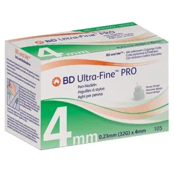 BD Ultra-Fine Pro Pen-Nadeln 4 mm 32 G, 105 St- Lanzetten & Stechhilfen